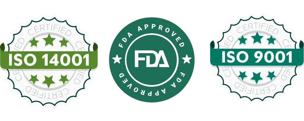 Approved by FDA and ISO